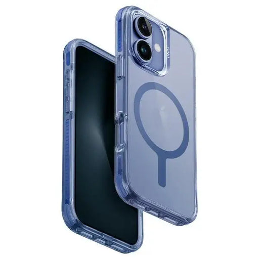 Uniq Combat iPhone 16 6.1’’ case Magclick Charging blue/pearl blue - Cell phone cases and covers<<<HurtelXML