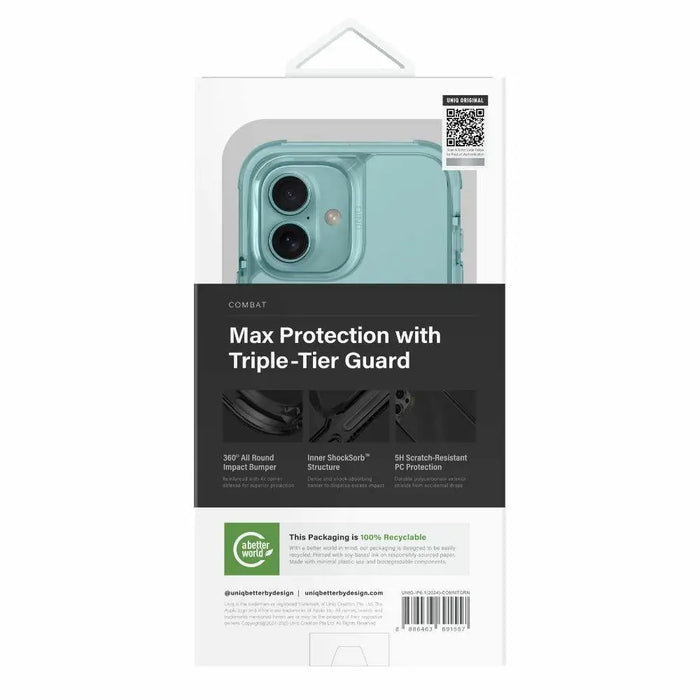 Uniq Combat MagSafe iPhone 16 6.1’’ Case - Green - Cell phone cases and covers<<<HurtelXML