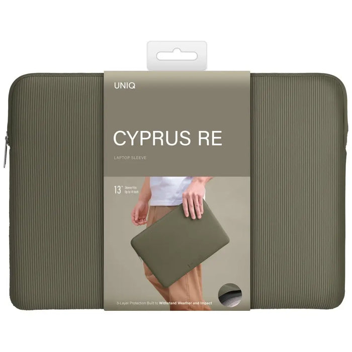 Uniq Cyprus Ridge Edition Laptop Sleeve bag for a 14’’ water-resistant neoprene laptop - green - Laptop bags<<<HurtelXML