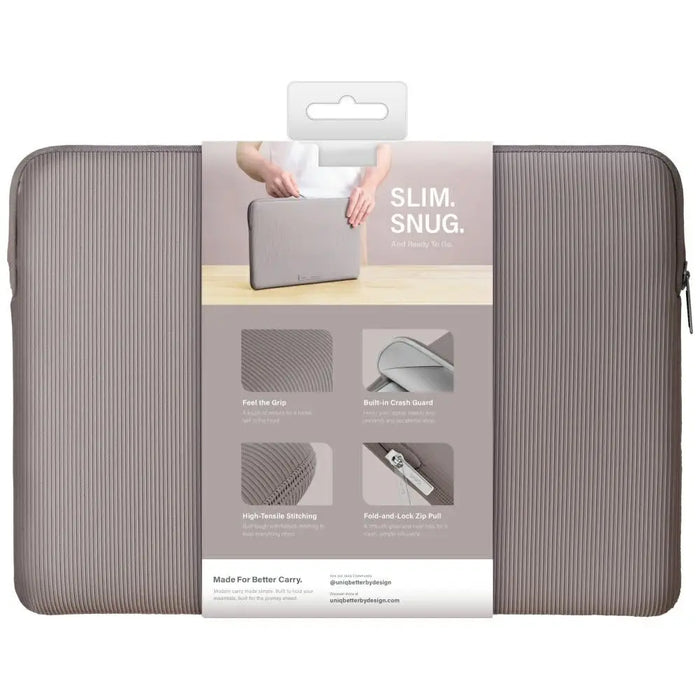 Uniq Cyprus Ridge Edition Laptop Sleeve for 14’’ laptops water-resistant neoprene - gray - Laptop bags<<<HurtelXML