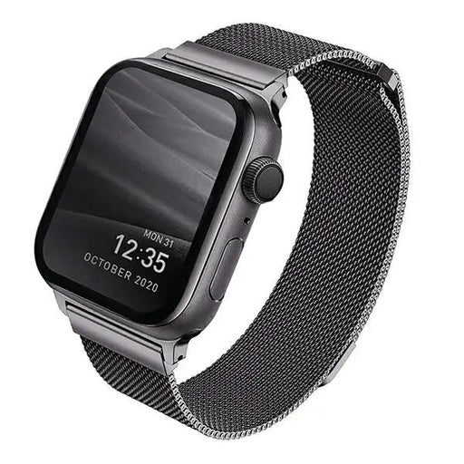 Uniq Dante Stainless Steel strap for Apple Watch 1/2/3/4/5/6/7/8/SE/SE2 38/40/41mm - graphite - Other cell phone