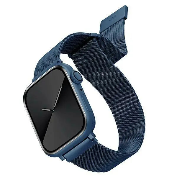 Uniq Dante Stainless Steel Strap for Apple Watch 1/2/3/4/5/6/7/8/SE/SE2 38/40/41mm - Blue - Other cell phone