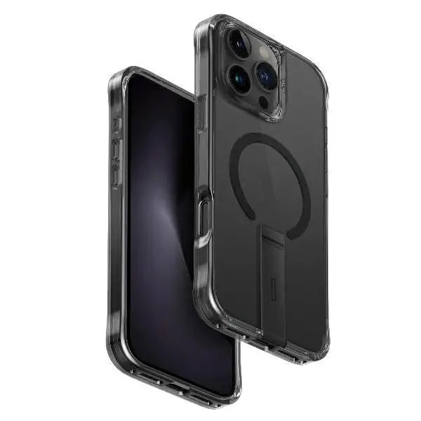 Uniq Eleva with Vertica Stand Case for iPhone 16 Pro Max - Black - Cell phone cases and covers<<<HurtelXML