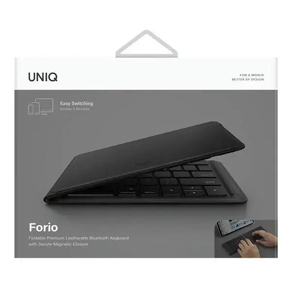 Uniq Forio Foldable Bluetooth Keyboard Black/Midnight Black - Other office accessories<<<HurtelXML