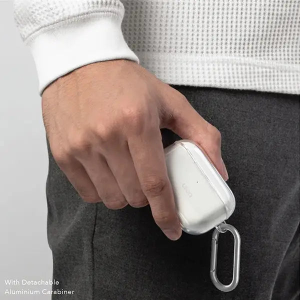 Uniq Glase AirPods Pro case smoked/smoke - Cell phone cases and covers<<<HurtelXML