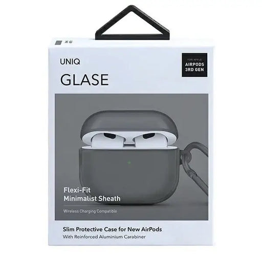 Uniq Glase case for AirPods 3 - gray - Cell phone cases and covers<<<HurtelXML