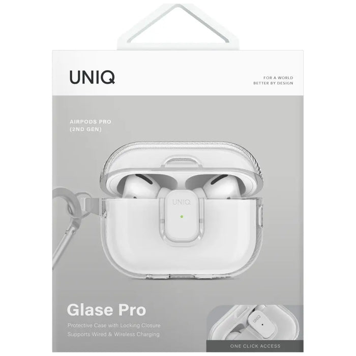 Uniq Glase Pro Case for AirPods Pro 2 - Transparent - Cell phone cases and covers<<<HurtelXML