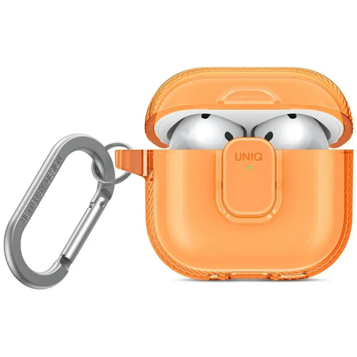 Uniq Glase Pro Case for AirPods 4 - Orange - Cell phone cases and covers<<<HurtelXML