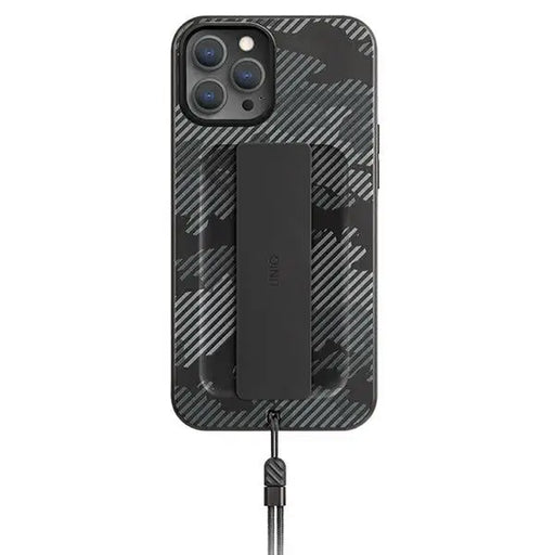Uniq Heldro case for iPhone 12 Pro Max - black camouflage - Cell phone cases and covers<<<HurtelXML