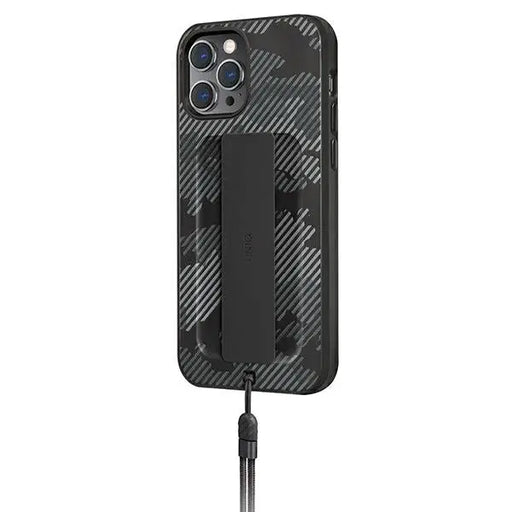 Uniq Heldro case for iPhone 12 Pro Max - black camouflage - Cell phone cases and covers<<<HurtelXML