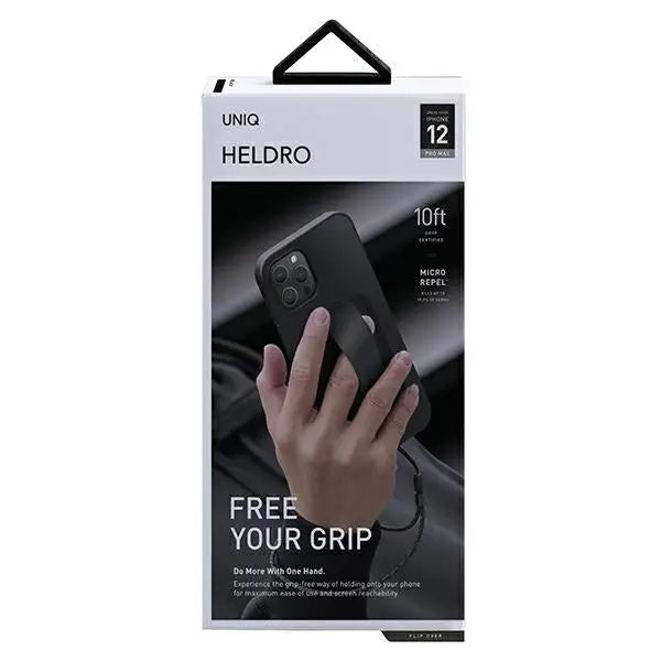 Uniq Heldro case for iPhone 12 Pro Max - black - Cell phone cases and covers<<<HurtelXML