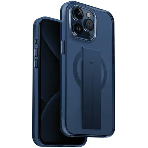 Uniq Heldro Mag Magclick Charging case for iPhone 15 Pro - blue - Cell phone cases and covers<<<HurtelXML