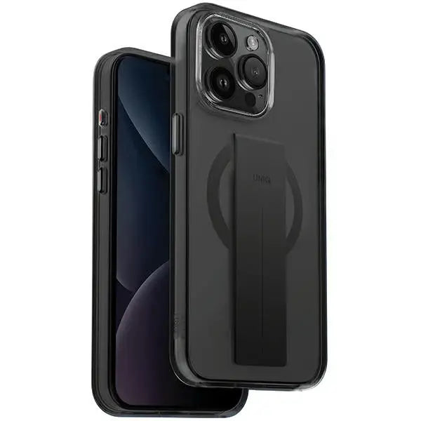 Uniq Heldro Mag Magclick Charging case for iPhone 15 Pro Max - black - Cell phone cases and covers<<<HurtelXML