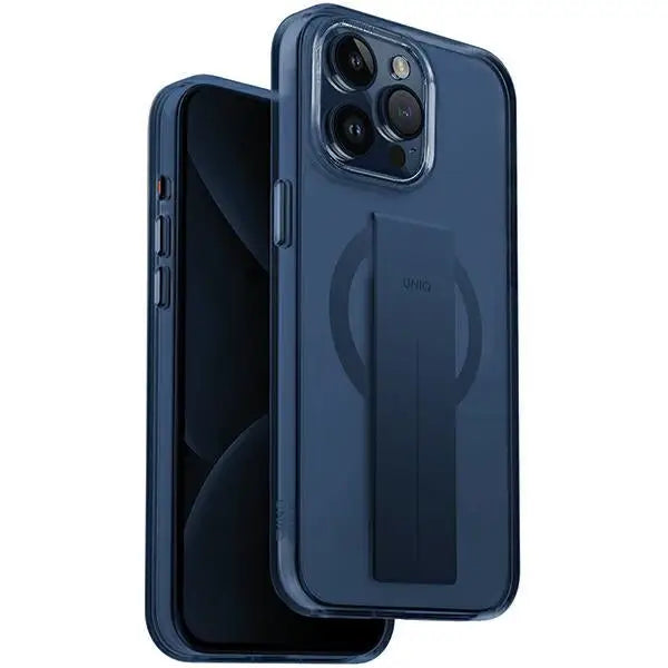 Uniq Heldro Mag Magclick Charging case for iPhone 15 Pro Max - blue - Cell phone cases and covers<<<HurtelXML