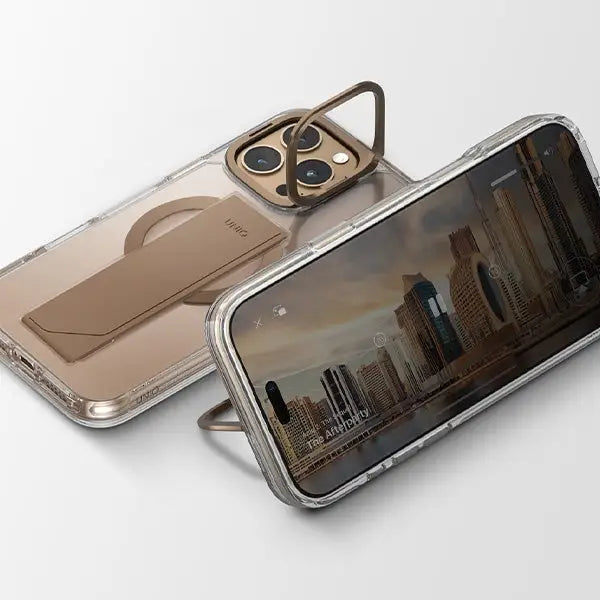 Uniq Heldro Max Magclick Charging Case for iPhone 16 Pro - Transparent - Cell phone cases and covers<<<HurtelXML