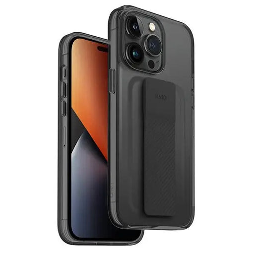 Uniq Heldro Mount case for iPhone 14 Pro - gray - Cell phone cases and covers<<<HurtelXML