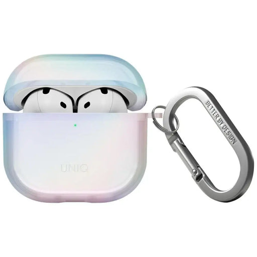 Uniq Iridescia case for AirPods 4 Hang Case - holo white - Cell phone cases and covers<<<HurtelXML
