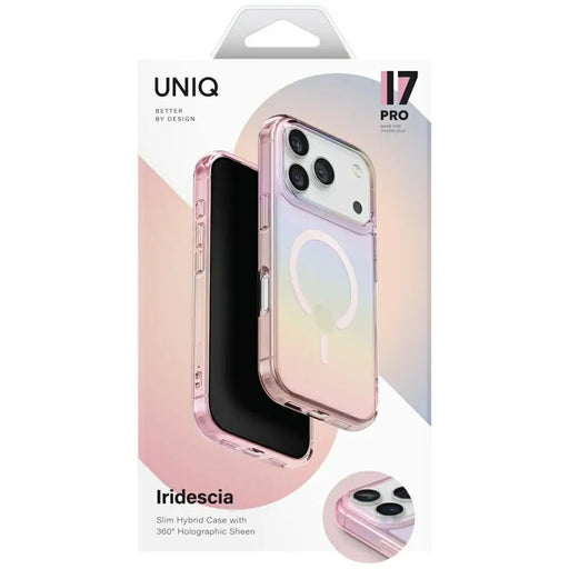 Uniq Iridescia Case for iPhone 17 Pro Magclick Charging - Multicolor - Cell phone cases and covers<<<HurtelXML