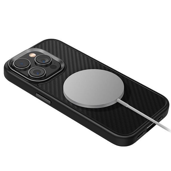 Uniq Keva Magclick Charging case for iPhone 15 Pro Max - black - Cell phone cases and covers<<<HurtelXML