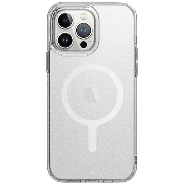 Uniq LifePro Xtreme Magclick Charging Case for iPhone 15 Pro Max - Transparent Silver - Cell phone cases