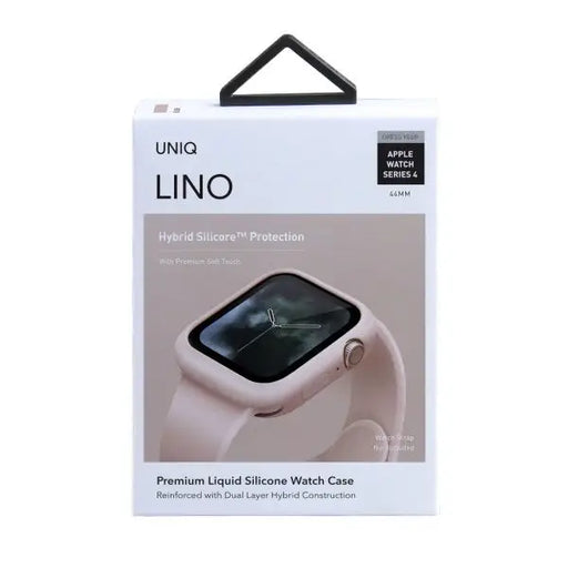 Uniq Lino case for Apple Watch 4 / 5 / 6 / SE 44mm - pink - Cell phone cases and covers<<<HurtelXML