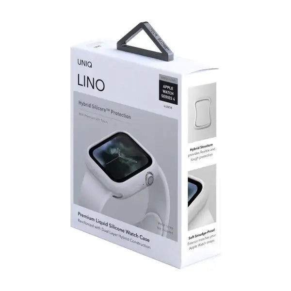 Uniq Lino case for Apple Watch 4 / 5 / 6 / SE 44mm - white - Cell phone cases and covers<<<HurtelXML