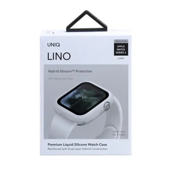 Uniq Lino case for Apple Watch 4 / 5 / 6 / SE 44mm - white - Cell phone cases and covers<<<HurtelXML