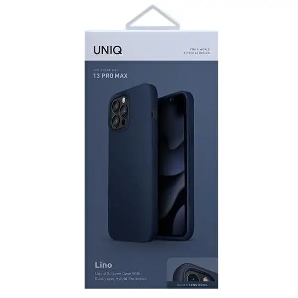 Uniq Lino case for iPhone 13 Pro Max - blue - Cell phone cases and covers<<<HurtelXML