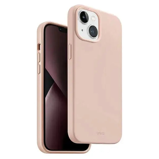 Uniq Lino Hue Magclick Charging case for iPhone 14 - pink - Cell phone cases and covers<<<HurtelXML