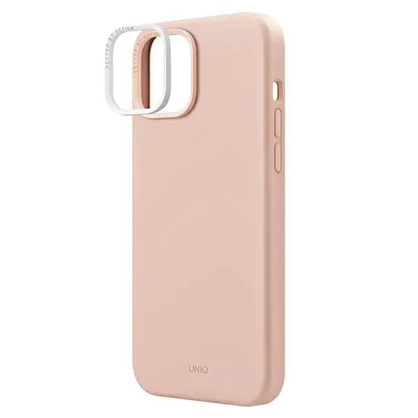 Uniq Lino Hue Magclick Charging case for iPhone 14 Plus - pink - Cell phone cases and covers<<<HurtelXML