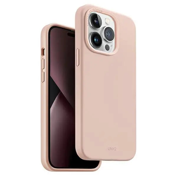 Uniq Lino Hue Magclick Charging case for iPhone 14 Pro Max - pink - Cell phone cases and covers<<<HurtelXML