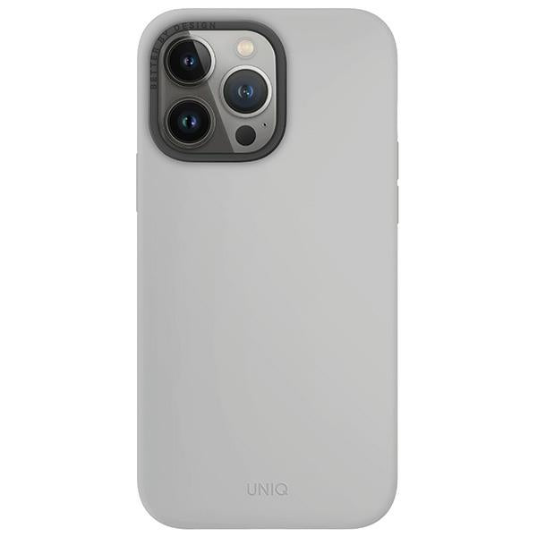 Uniq Lino Hue Magclick Charging case for iPhone 15 Pro Max - light gray - Cell phone cases and covers<<<HurtelXML