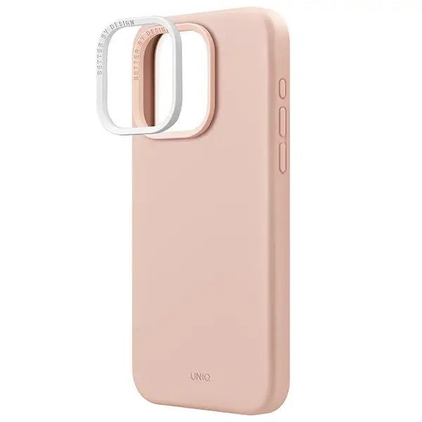 Uniq Lino Hue Magclick Charging case for iPhone 15 Pro Max - pink - Cell phone cases and covers<<<HurtelXML