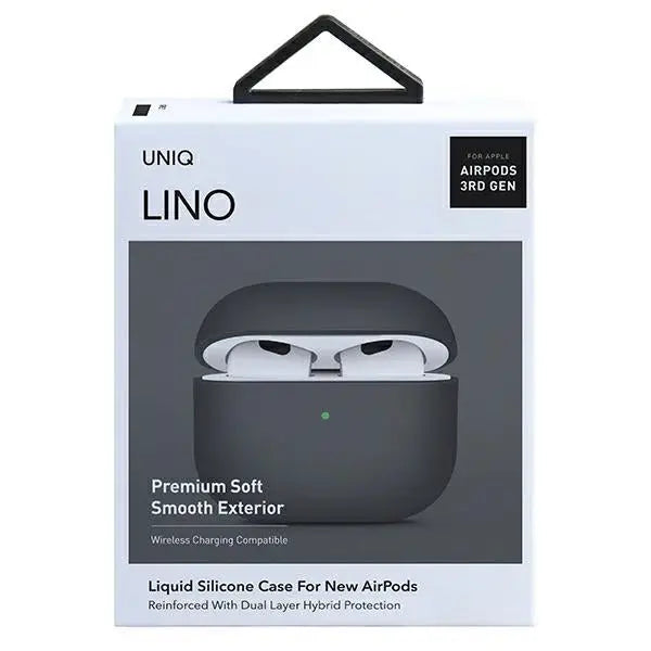 Uniq Lino Silicone case for AirPods 3 - gray - Cell phone cases and covers<<<HurtelXML