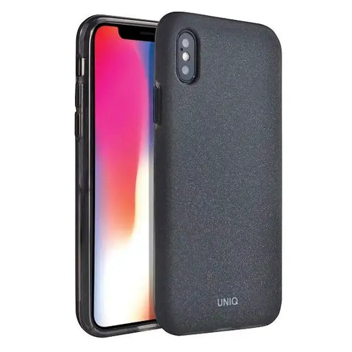 Uniq Lithos case for iPhone X / Xs - black - Cell phone cases and covers<<<HurtelXML