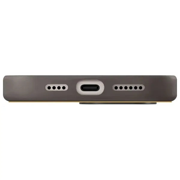 Uniq Lyden DS iPhone 16 Pro 6.3’’ Magclick Charging case yellow-gray/yellow-gray - Cell phone cases