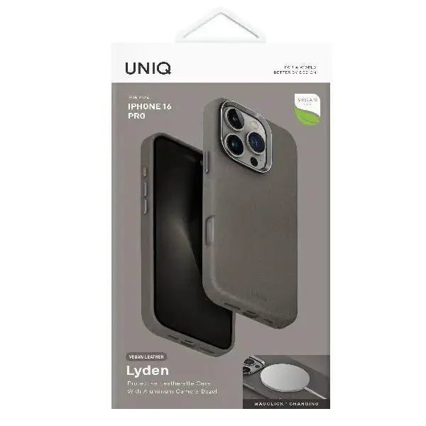 Uniq Lyden Magclick Charging Case for iPhone 16 Pro - Gray - Cell phone cases and covers<<<HurtelXML