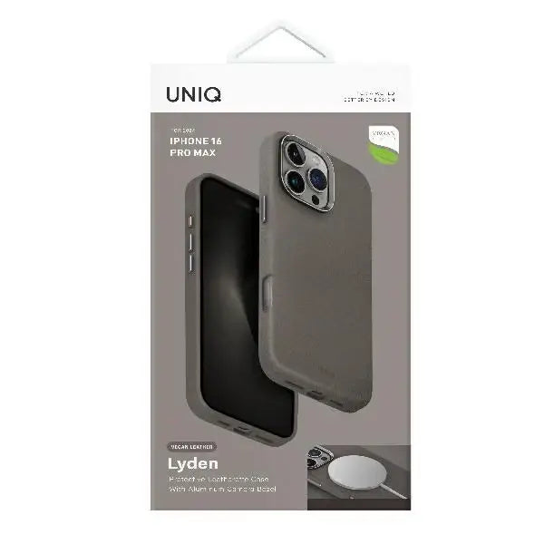 Uniq Lyden Magclick Charging Case for iPhone 16 Pro Max - Gray - Cell phone cases and covers<<<HurtelXML
