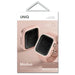 Uniq Moduo case for Apple Watch 4/5/6/7/8/SE/SE2 44/45mm - pink and white - Cell phone cases and covers<<<HurtelXML