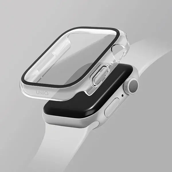 Uniq Nautic Apple Watch Series 7/8/9 41mm Case Transparent/Dove Clear - Cell phone cases and covers<<<HurtelXML