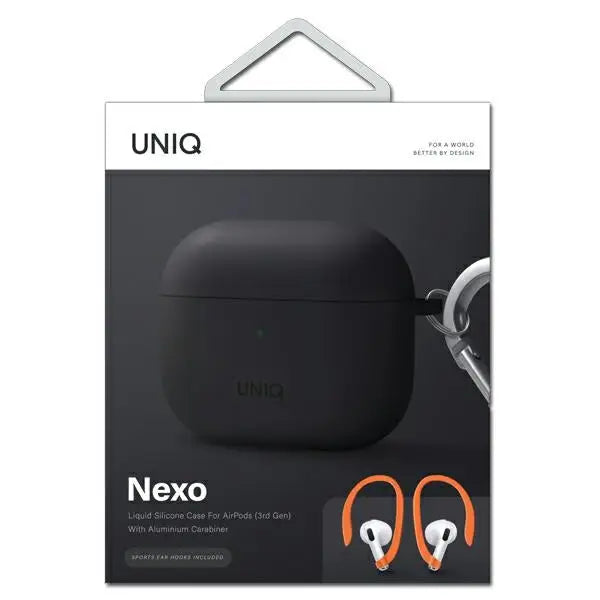 Uniq Nexo case for AirPods 3 + Ear Hooks Silicone - gray - Cell phone cases and covers<<<HurtelXML