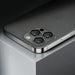 Uniq Optix Aluminum Camera Lens Protector for iPhone 14 Pro / 14 Pro Max camera lens with applicator - silver - Cell