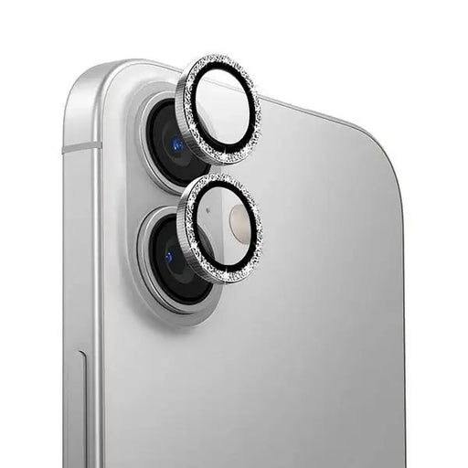 Uniq Optix Aluminum Camera Lens Protector iPhone 16 6.1’’ / 16 Plus 6.7’’ white shimmer camera lens glass