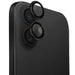 Uniq Optix Aluminum Camera Lens Protector iPhone 16 / 16 Plus with applicator - black - Cell phone tempered