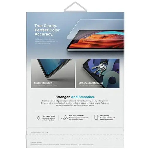 Uniq Optix Clear tempered glass with applicator for iPad Air 11’’ 2024 - Cell phone tempered glass<<<HurtelXML