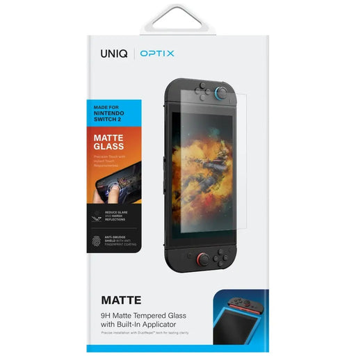 Uniq Optix Matte Glass for Nintendo Switch 2 - Cell phone tempered glass<<<HurtelXML