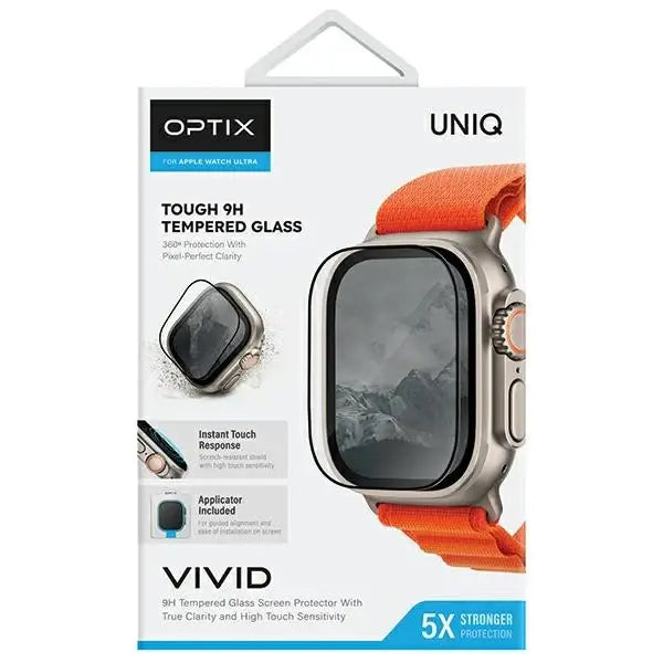 Uniq Optix Vivid glass for Apple Watch Ultra 49mm with applicator - Cell phone tempered glass<<<HurtelXML