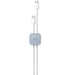Uniq Pod Self-adhesive Cable Organizer Set of 8 Blue/Arctic Blue - Cable organizers<<<HurtelXML