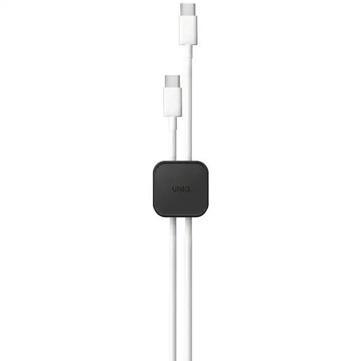 Uniq Pod Self-adhesive Cable Organizer Set of 8 Dark Grey/Charcoal Dark Grey - Cable organizers<<<HurtelXML