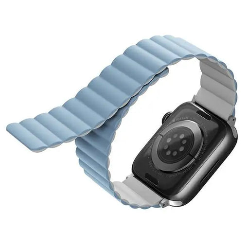 Uniq Revix strap for Apple Watch 1/2/3/4/5/6/7/8/SE/SE2/Ultra 42/44/45/49mm - white and blue - Other cell phone